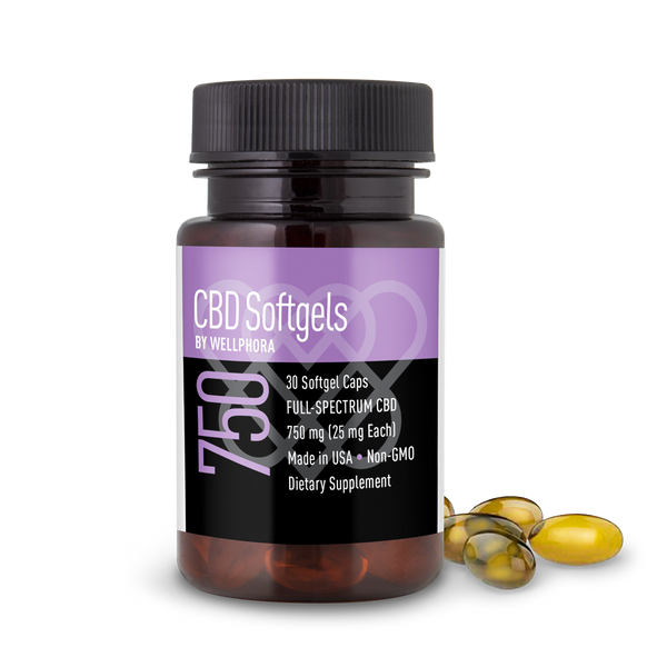 CBD Softgels, 750 mg – Wellphora